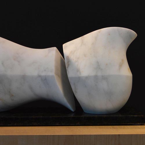 michael binkley sculptor stone sculpture abstract female torso carrara marble vancouver canada